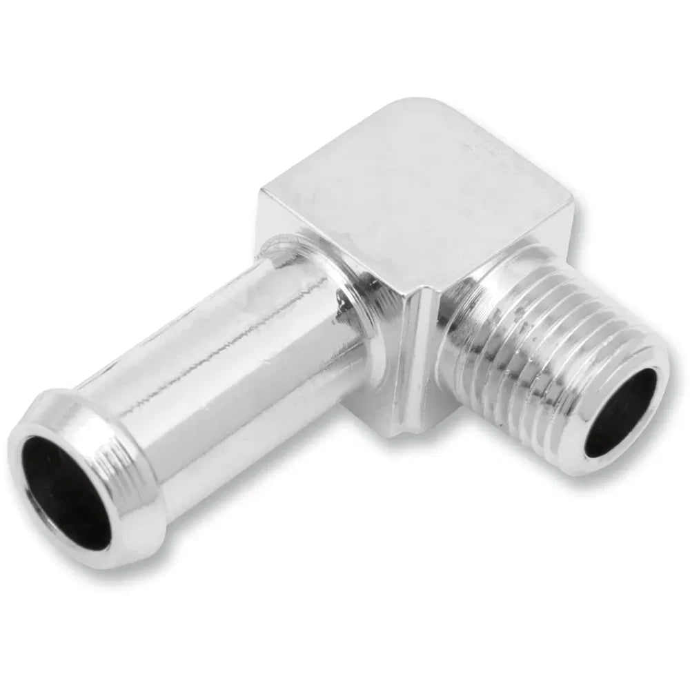 Male - 90' - 3/8"-1/8" NPT - Chrome