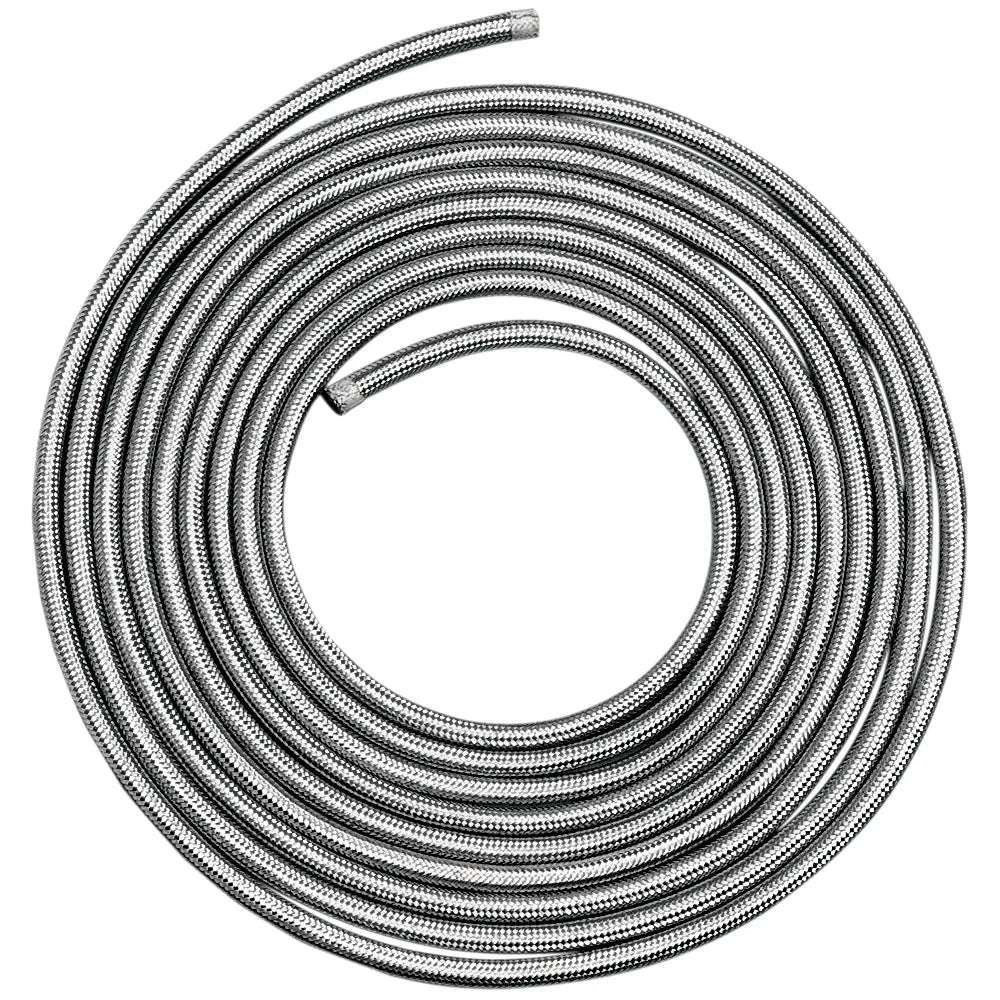 Manguera de aceite/combustible de acero trenzado 3/8" - 6'