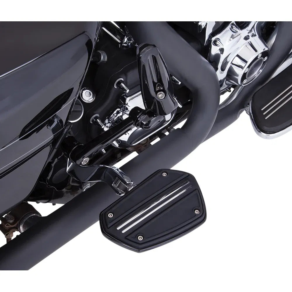 Plancha Twin Rail - Con Adaptador - Negro brillante
