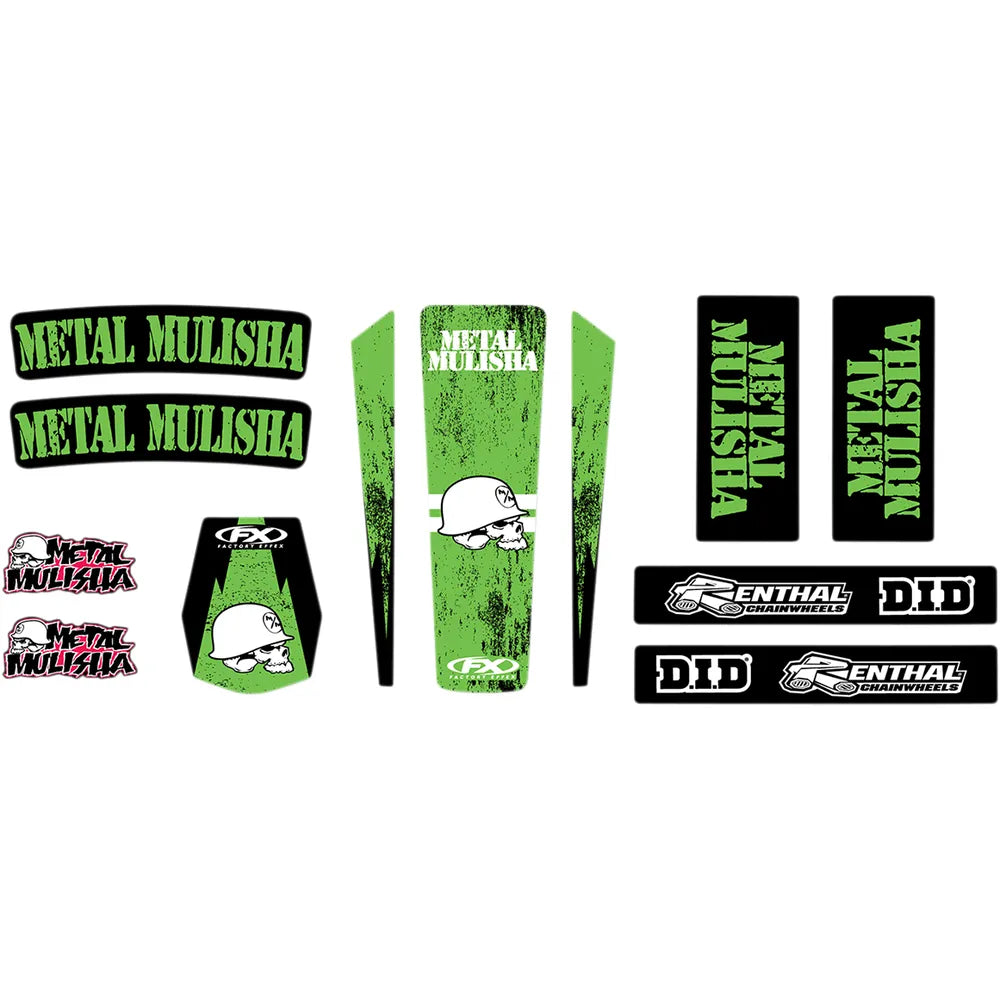 Graphic Trim Kit - Metal Mulisha - Kawasaki