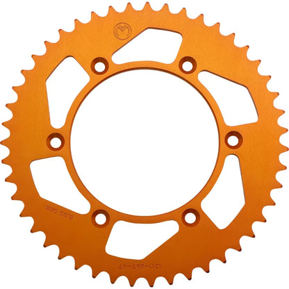 Corona Trasera Aluminio - Corona Trasera - Aluminio - 47 Dientes - Naranja - Husaberg/Husqvarna/KTM
