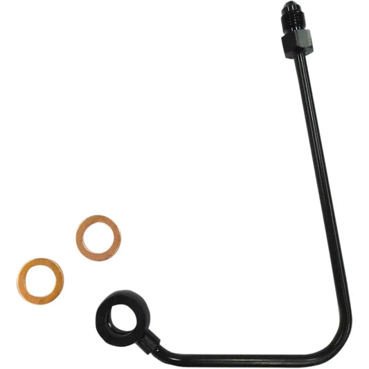 Adaptador de línea de freno superior ABS - Adaptador de línea de freno superior ABS - 4-3/4" de longitud - Negro