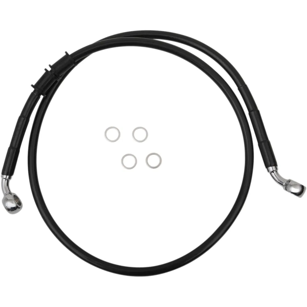 Front Brake Line - XL - Black +6"09090