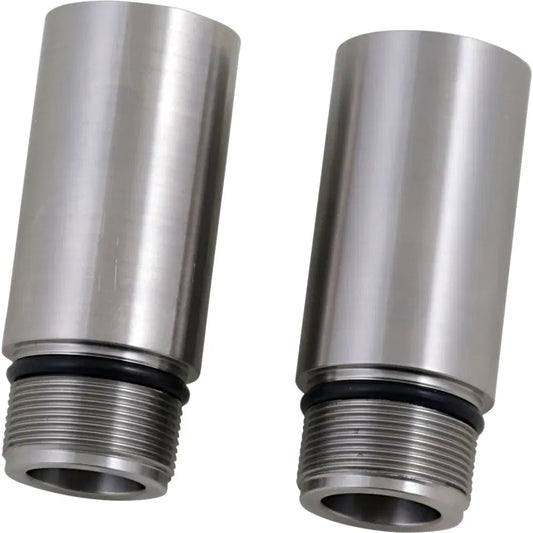 Chrome Fork Tube Extensions - 39 mm Diameter - Extends +3"