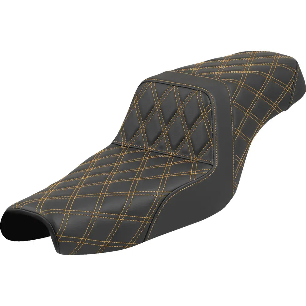 Asiento escalonado con puntada de celosía - Asiento escalonado - Puntada de celosía - Puntada dorada - XL '04-'22