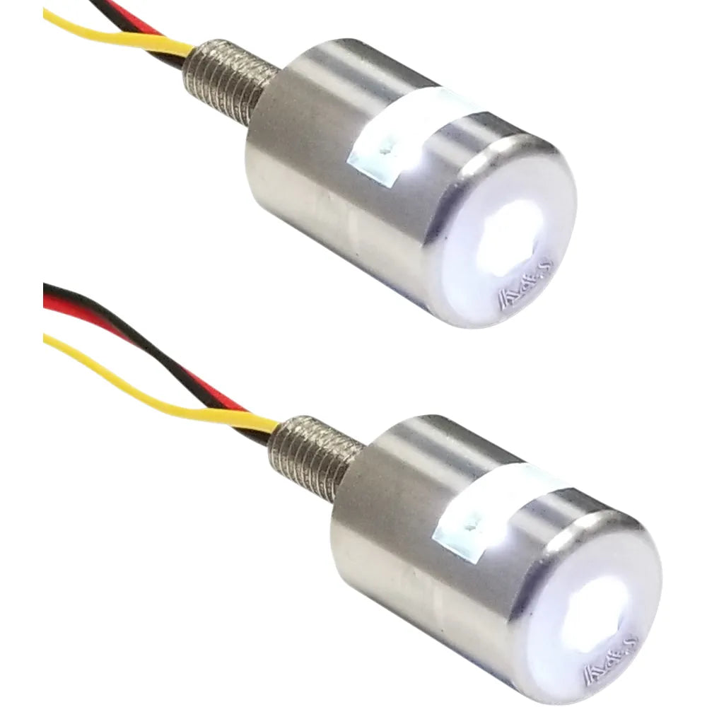Three-Beam License Plate Bolt Lights - White