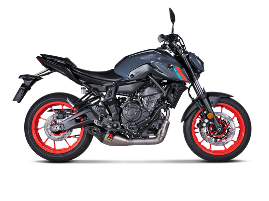 Escape Akrapovic - Racing Line Exhaust System - Titanium - Yamaha MT-07/XSR 700
