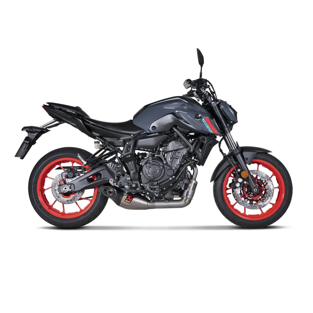 Escape Akrapovic - Racing Line Exhaust System - Titanium - Yamaha MT-07/XSR 700