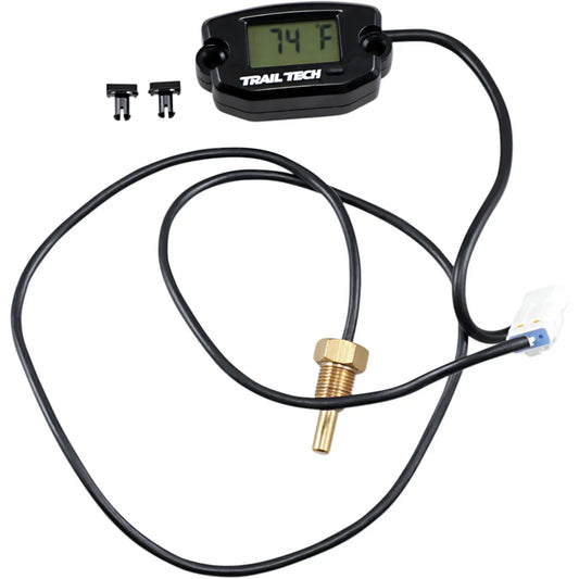 Universal Temperature Meter - Surface Mount - Black - 1/8"-28BSPP