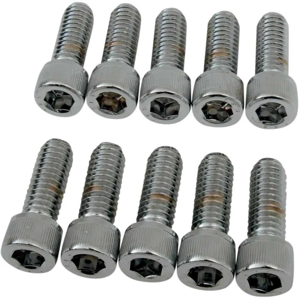 Tornillos allen estriado 5/16-18 X 7/8" Drag Specialties cromo