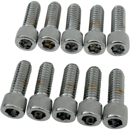 Tornillos allen estriado 5/16-18 X 7/8" Drag Specialties cromo