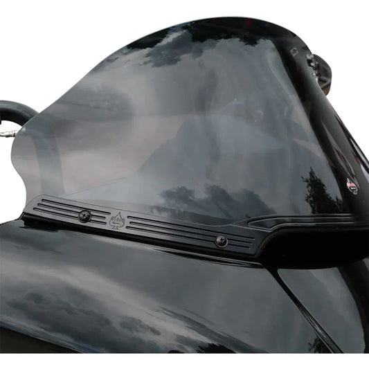 Logo Windshield Trim - Black