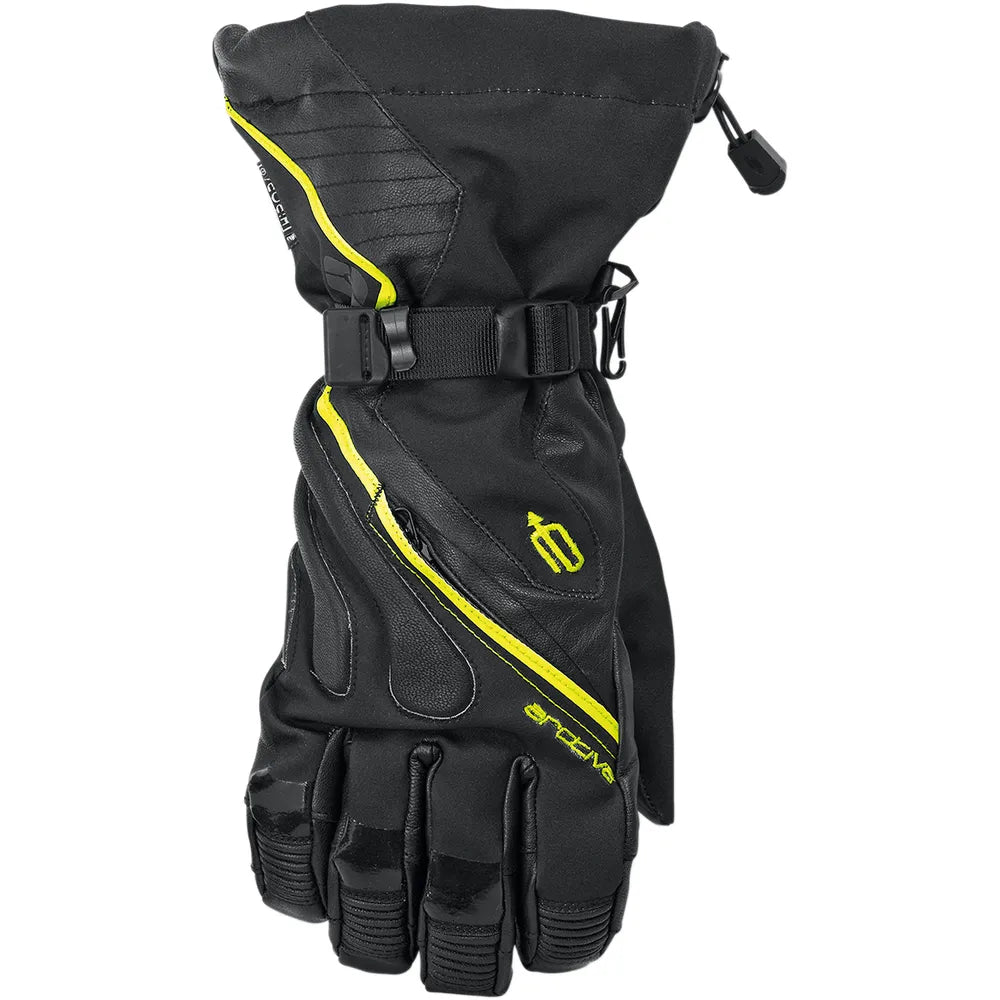 Meridian Gloves - Black/Hi Vis Yellow - 2XL