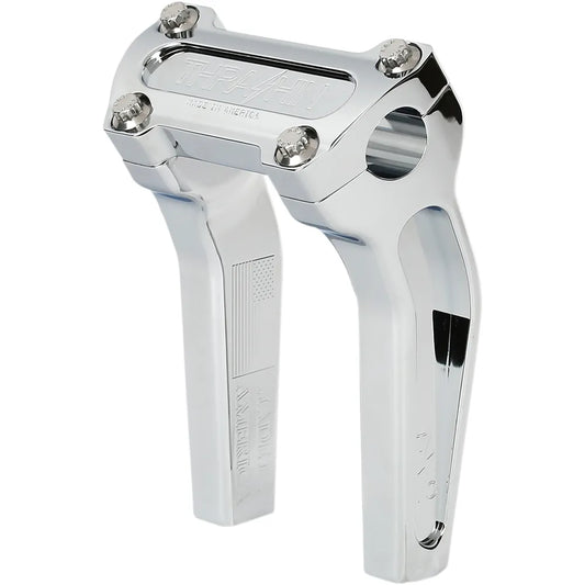 Risers - Pullback - 6-1/2" - Chrome