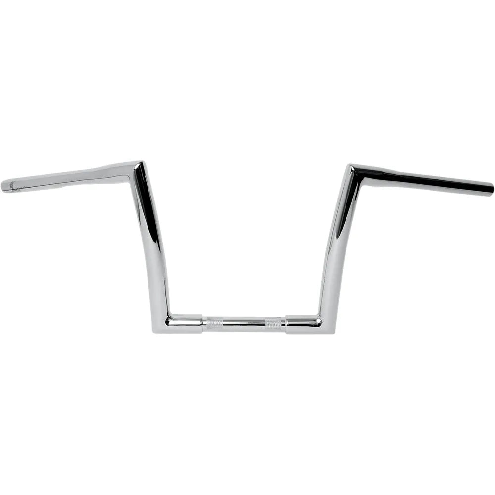 Chrome 1-1/4" Springer Style Strip Handlebar With 17" Rise