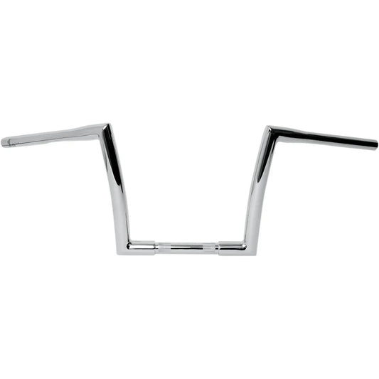 Chrome 1-1/4" Springer Style Strip Handlebar With 10" Rise