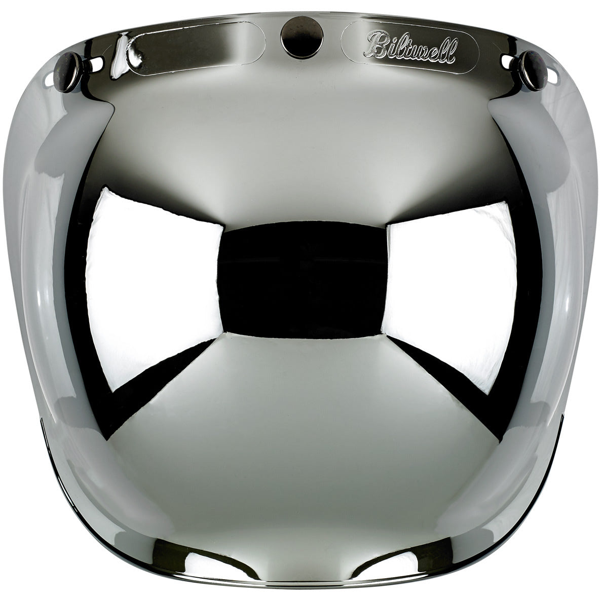 Burbuja de 3 broches para casco Biltwell - espejo cromo