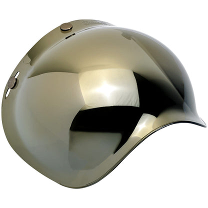 Burbuja de 3 broches para casco Biltwell - espejo dorado