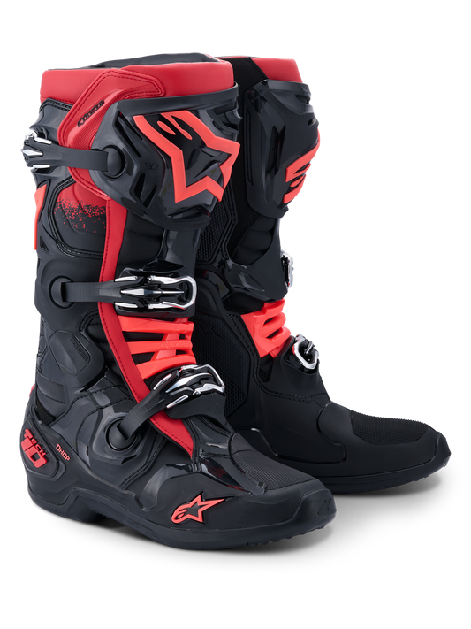 Tech 10 Boots - Black/Red - US 10 / EU 44.5