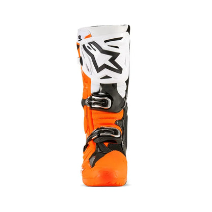 Botas Alpinestars Tech 10 Enduro - Naranja Fluo/Negro/Blanco