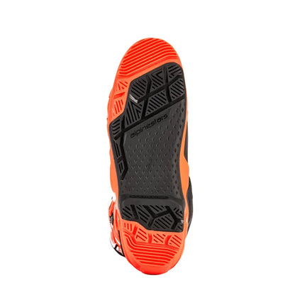 Botas Alpinestars Tech 10 Enduro - Naranja Fluo/Negro/Blanco