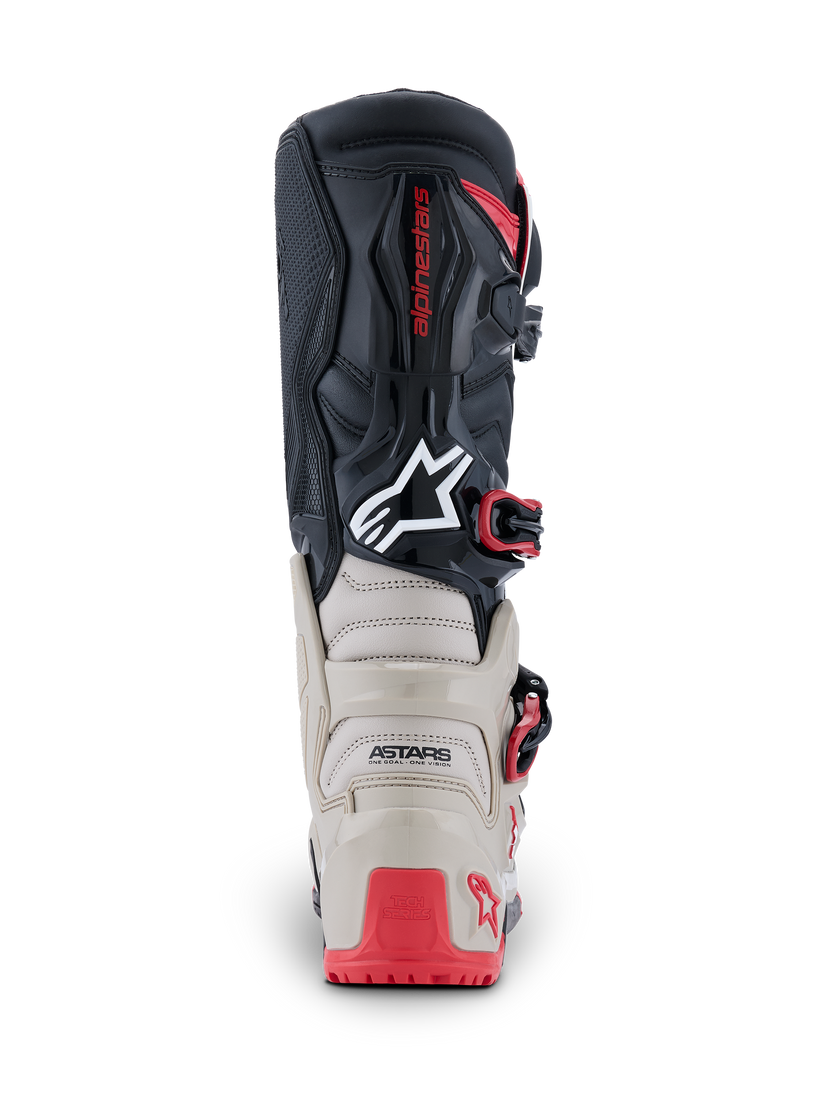 Botas Alpinestars Tech 7 – Negro/Gris Claro/Rojo Brillante