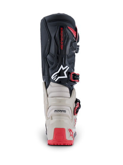 Botas Alpinestars Tech 7 – Negro/Gris Claro/Rojo Brillante