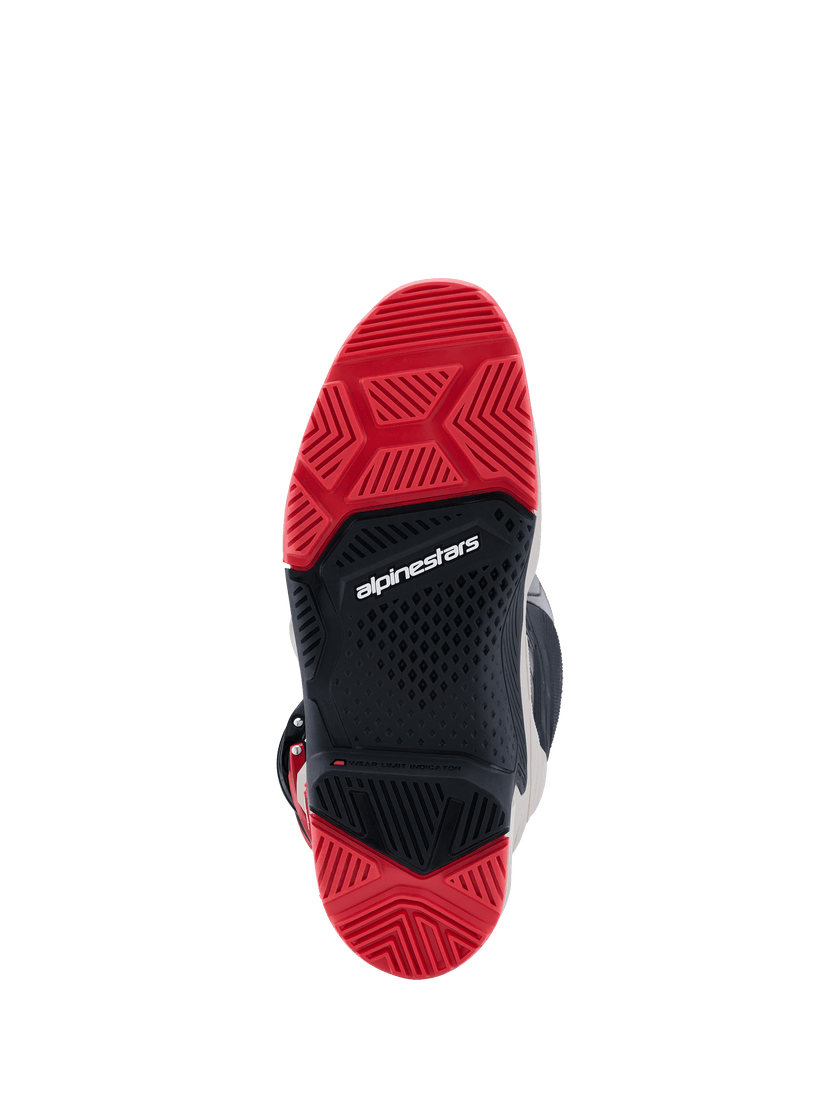 Botas Alpinestars Tech 7 – Negro/Gris Claro/Rojo Brillante