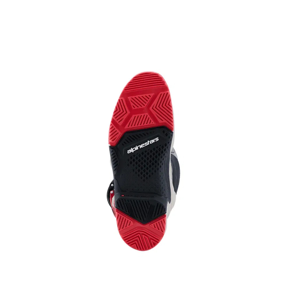 Botas Alpinestars Tech 7 – Negro/Gris Claro/Rojo Brillante