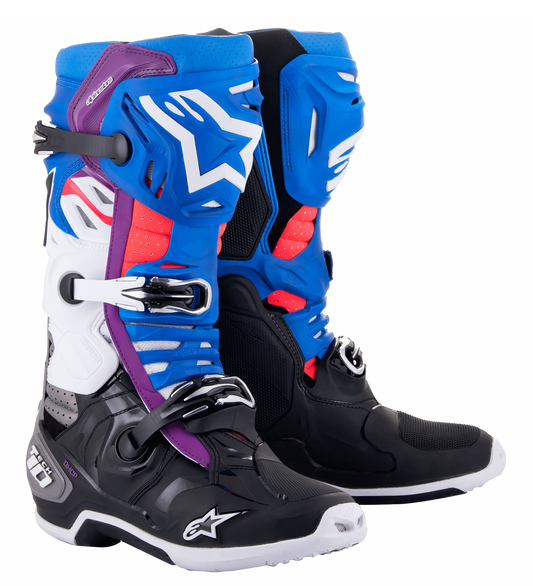 Botas ALPINESTARS Tech 10 Supervented - Azul/Negro/Blanco