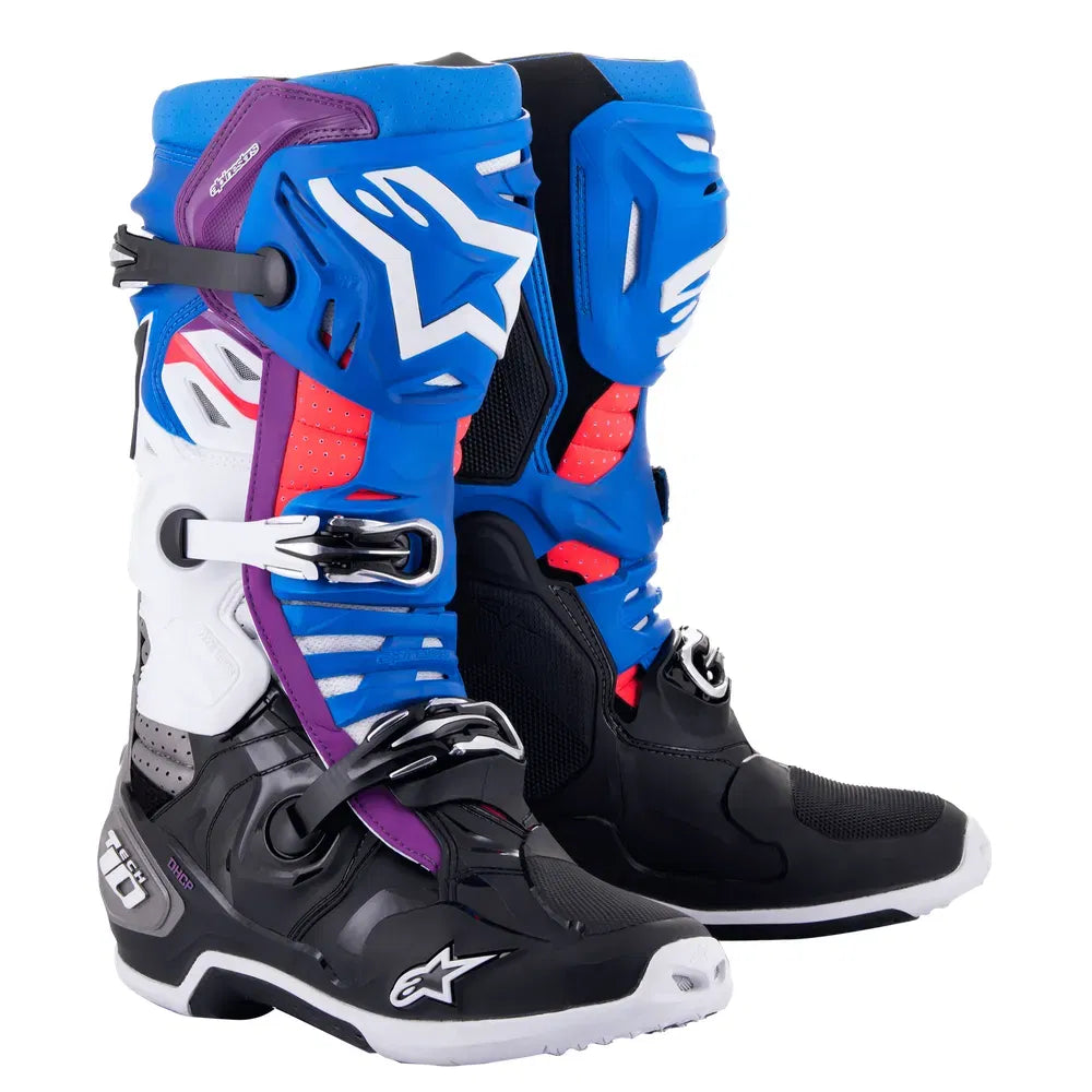 Botas ALPINESTARS Tech 10 Supervented - Azul/Negro/Blanco