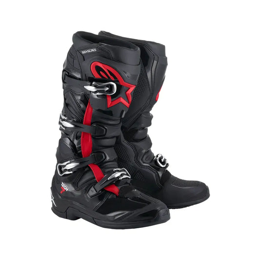 Botas Tech 7 - Rojo fluorescente/Negro