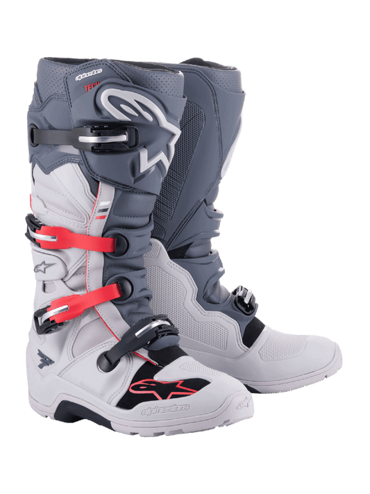 Botas Alpinestars Tech 7 Enduro - Gris/Rojo