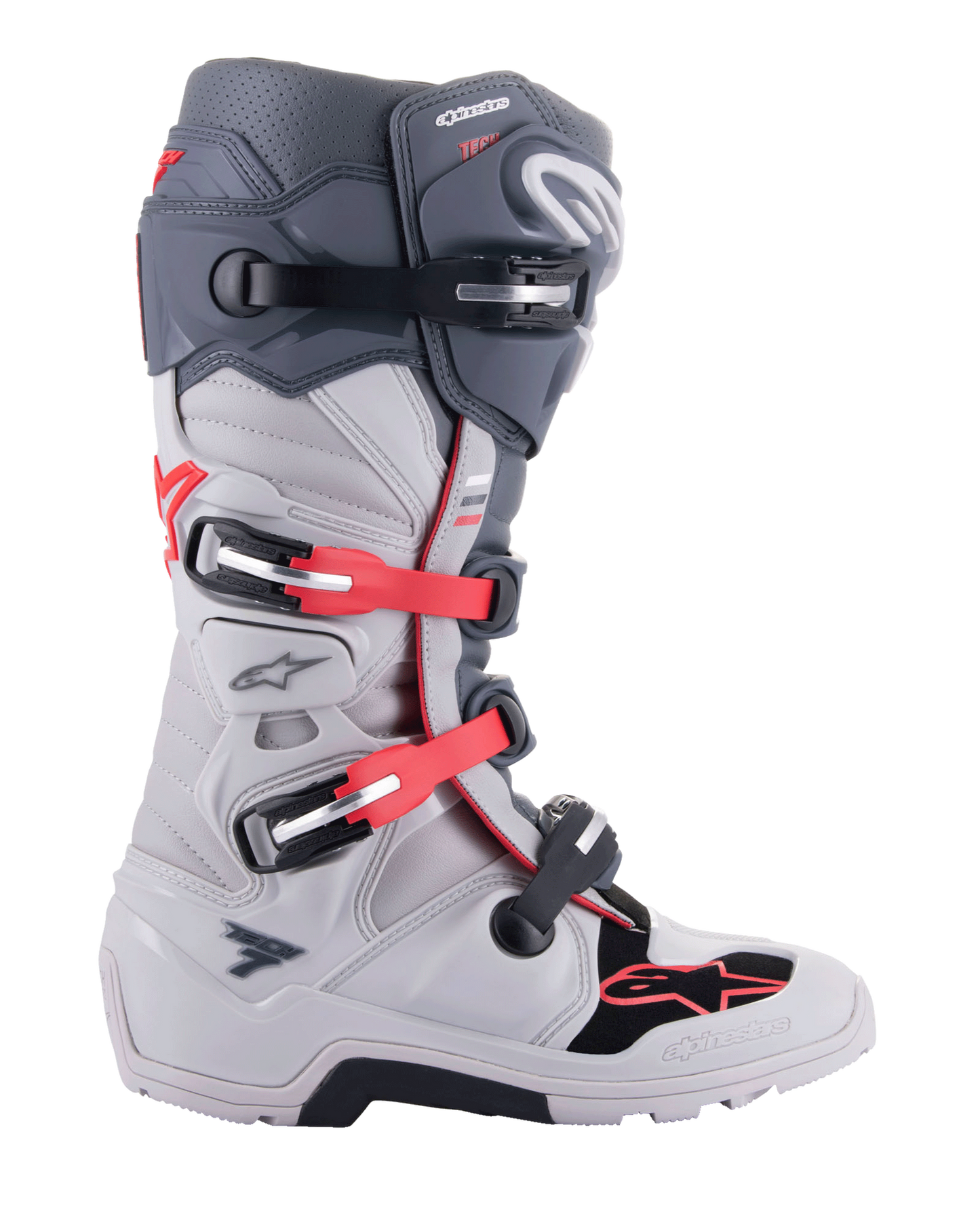 Botas Alpinestars Tech 7 Enduro - Gris/Rojo