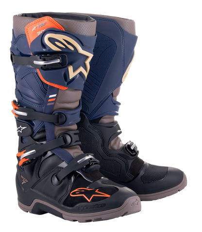 Botas ALPINESTARS Tech 7 Enduro Drystar - Gris/Azul Navy