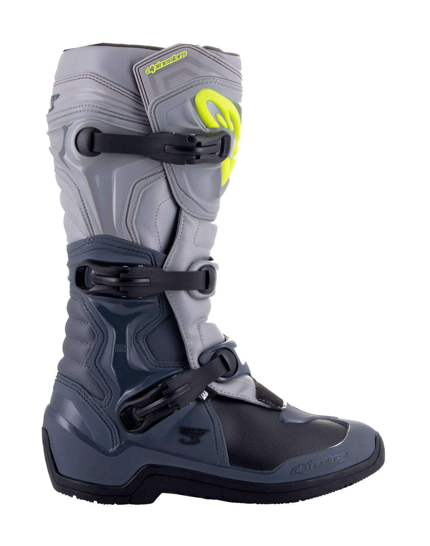 Botas Alpinestars Tech 3 - Gris/Negro