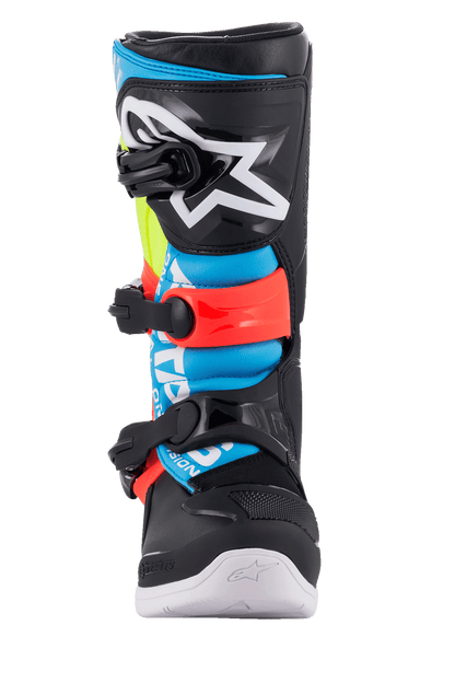 Botas Alpinestars Youth Tech 3S - Nergo/Amarillo/Rojo