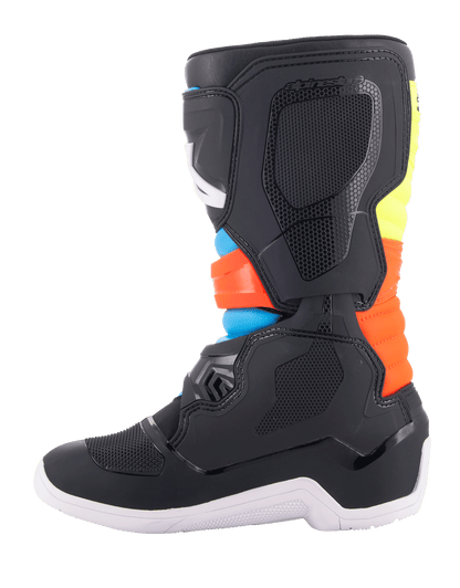 Botas Alpinestars Youth Tech 3S - Nergo/Amarillo/Rojo