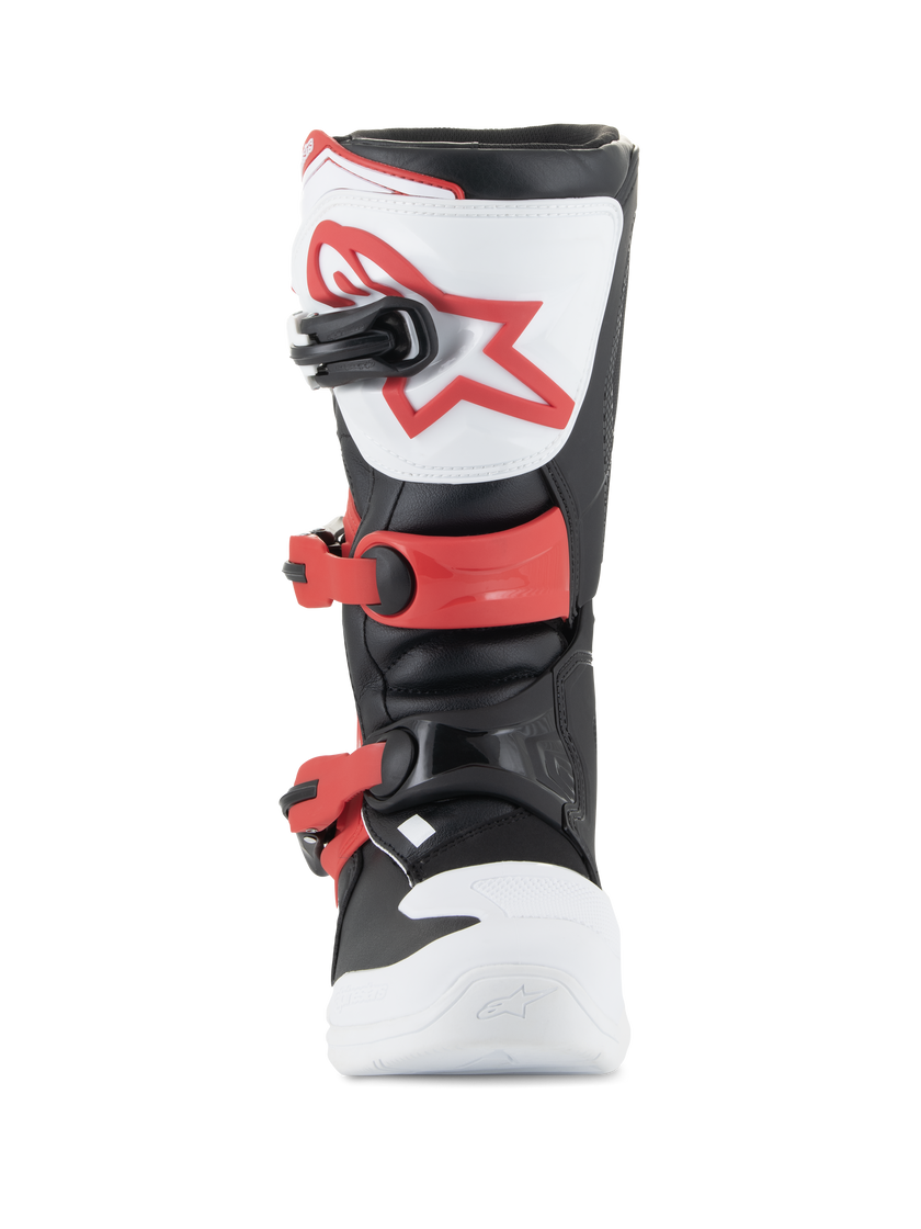 Botas de adolescente Alpinestars Tech 3S - blanco/negro/rojo