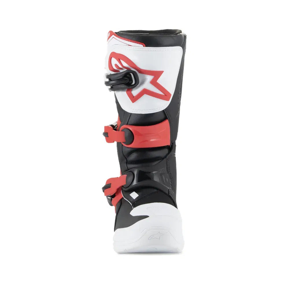 Botas de adolescente Alpinestars Tech 3S - blanco/negro/rojo