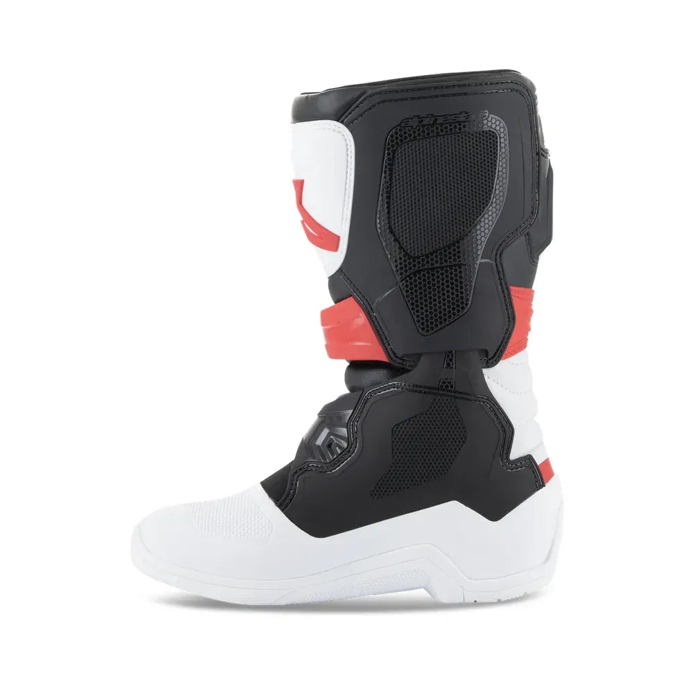Botas de adolescente Alpinestars Tech 3S - blanco/negro/rojo