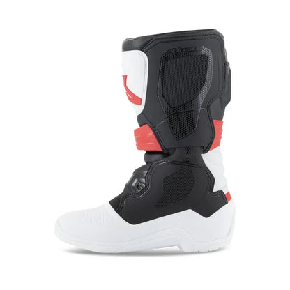 Botas de adolescente Alpinestars Tech 3S - blanco/negro/rojo