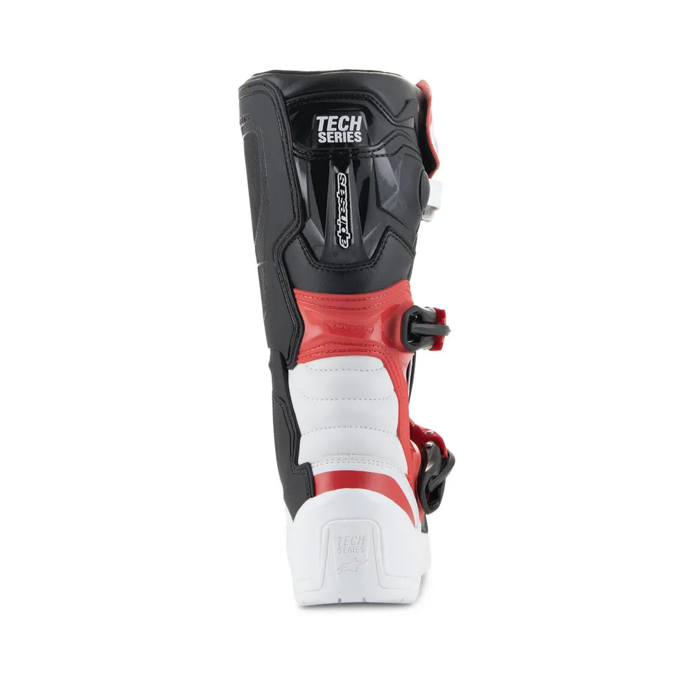 Botas de adolescente Alpinestars Tech 3S - blanco/negro/rojo