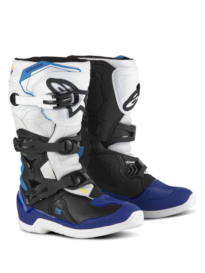 Botas de adolescente Alpinestars Tech 3S - blanco/negro/azul