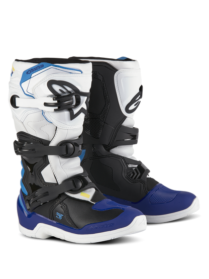 Botas de adolescente Alpinestars Tech 3S - blanco/negro/azul
