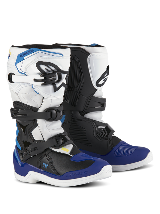 Botas de adolescente Alpinestars Tech 3S - blanco/negro/azul