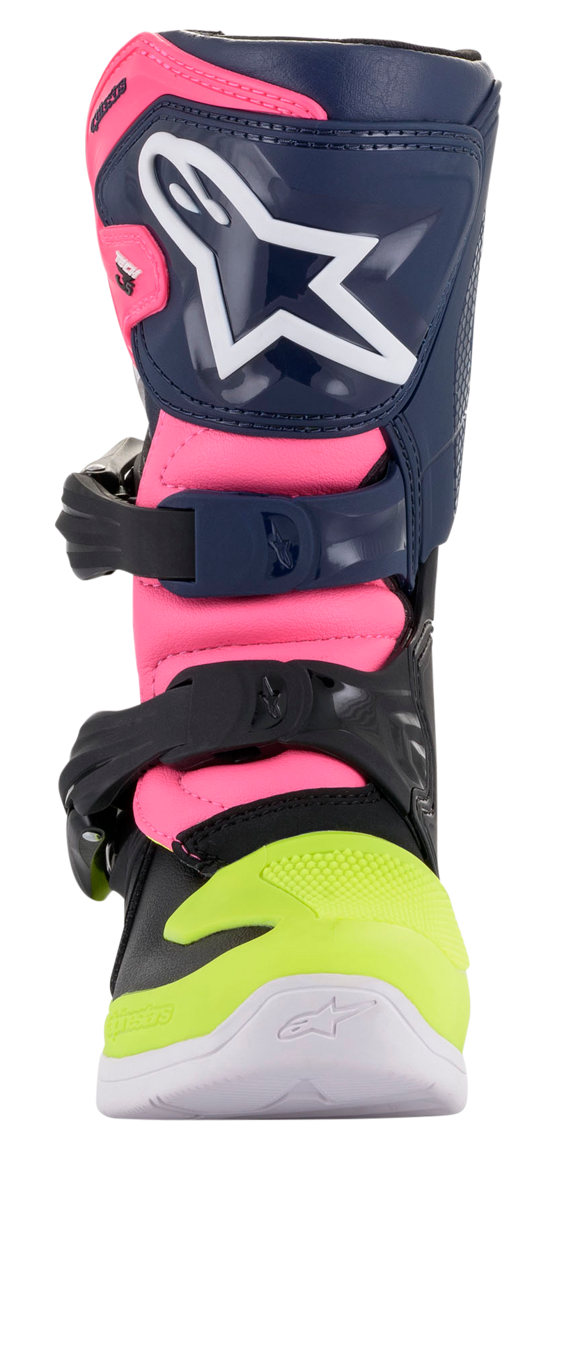 Botas Alpinestars Kids Tech 3S - Negro/Azul/Rosa