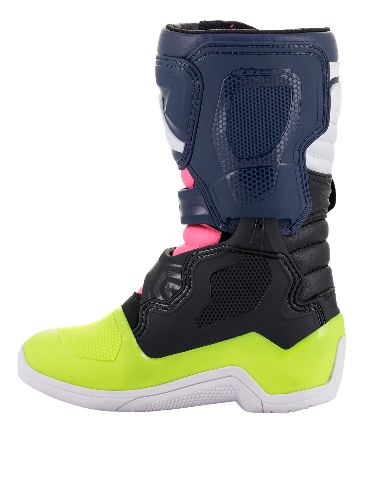 Botas Alpinestars Kids Tech 3S - Negro/Azul/Rosa