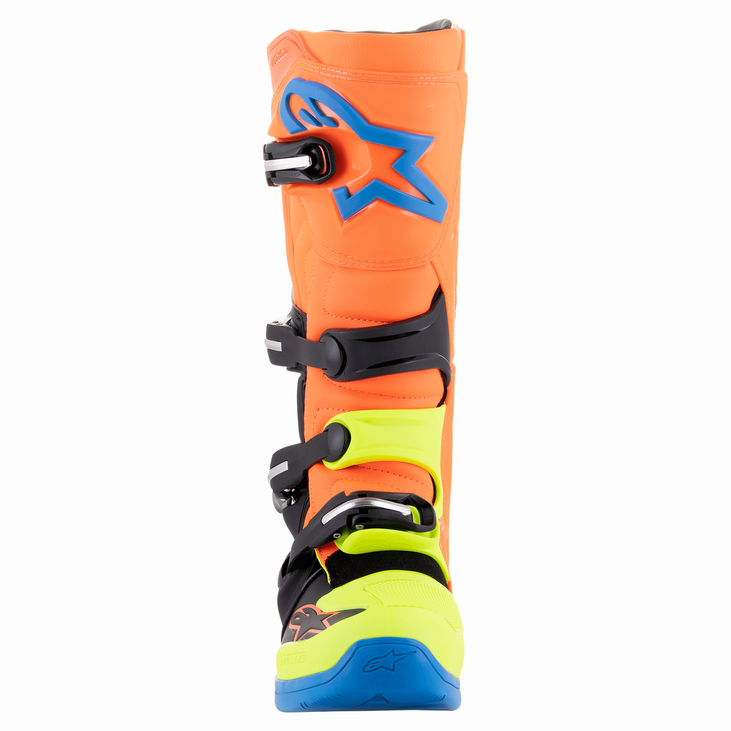 Botas ALPINESTARS Tech 5 - Naranja/Azul/Amarillo Fluorescente