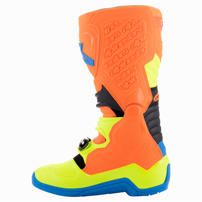 Botas ALPINESTARS Tech 5 - Naranja/Azul/Amarillo Fluorescente